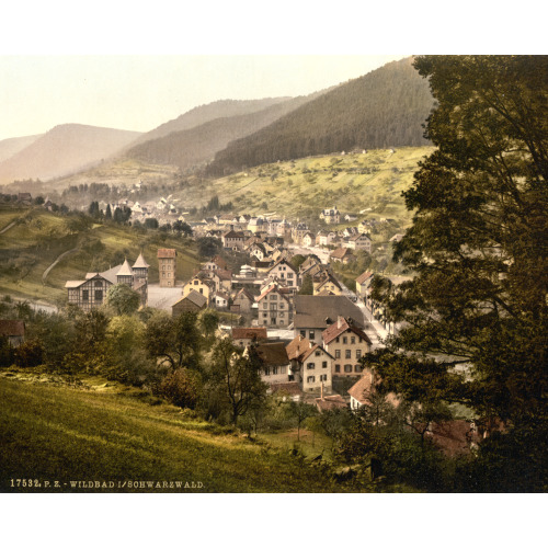 Wildbad, Black Forest, Baden, Germany, circa 1890