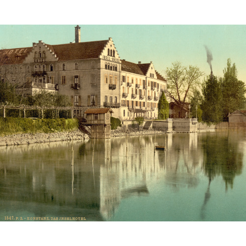 Insel Hotel, Constance (I.E. Konstanz), Baden, Germany, circa 1890