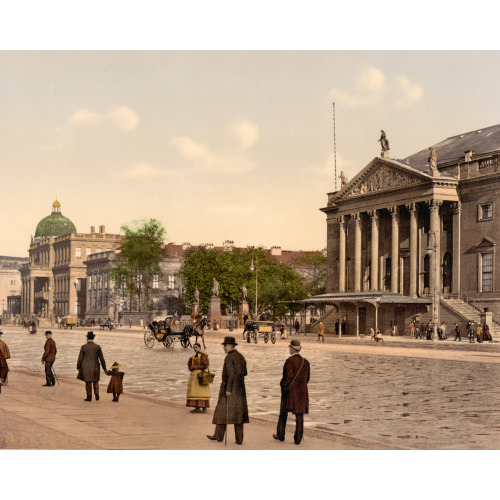 Opera Place, Berlin, Germany, circa 1890