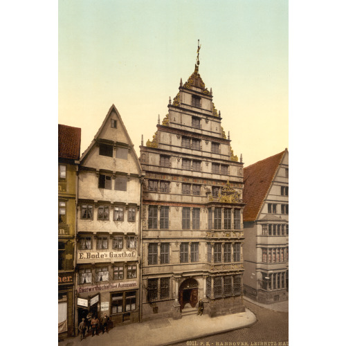 Leibnitz House, Hanover, Hanover, Germany, circa 1890