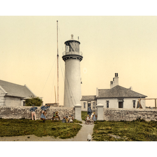 The Lighthouse, Helgoland, Germany, circa 1890