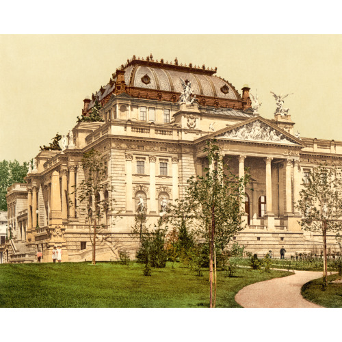 Opera House, Wiesbaden, Hesse-Nassau, Germany, circa 1890