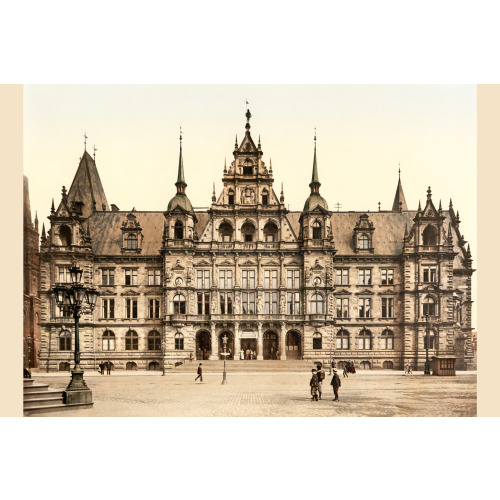 Court House, Wiesbaden, Hesse-Nassau, Germany, circa 1890