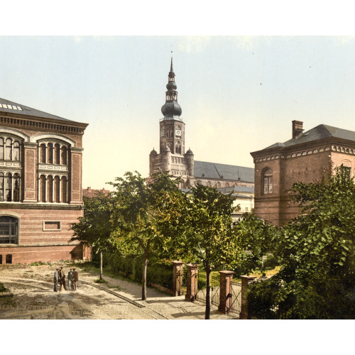 University Library,nicholas Church And Physiological Institute, Griefswald (I.E., Greifswald)...