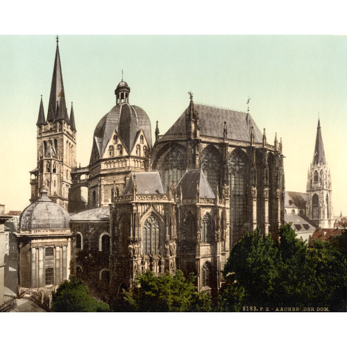 The Cathedral, Aachen, The Rhine, Germany, circa 1890