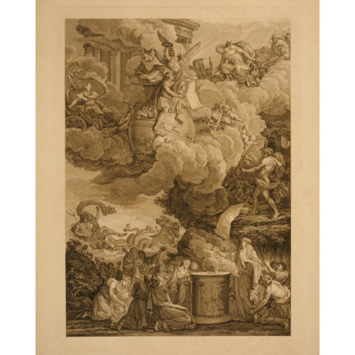 Apotheosis Of Montgolfier, circa 1790