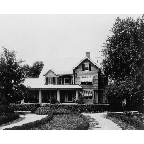 Two Story Frame House With Porch, circa 1909