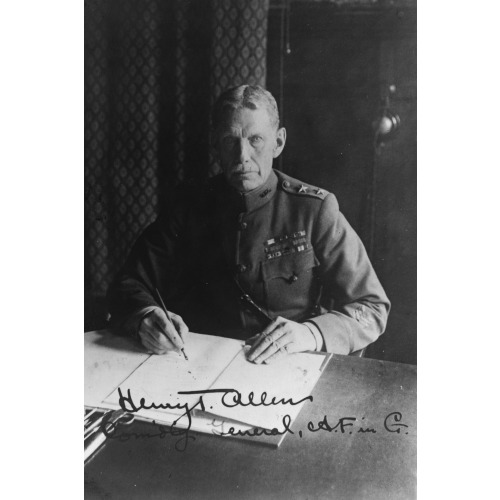 Henry T. Allen, Comanding General, A.F. In Co., circa 1918