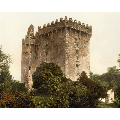 Blarney Castle. County Cork, Ireland, circa 1890