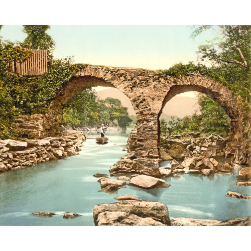 Old Weir Bridge. Killarney. County Kerry, Ireland, circa 1890