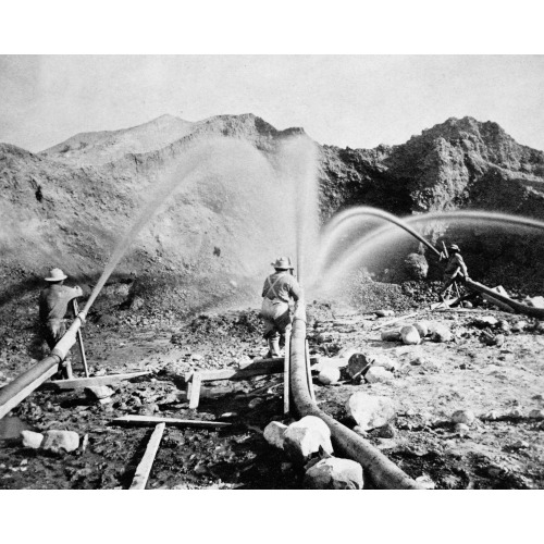 Hydraulic Mining Near French Corral, Nevada County, 1866