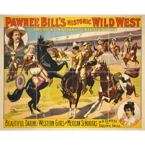 Pawnee Bill's Historic Wild West, Mexican Senoritas, 1898