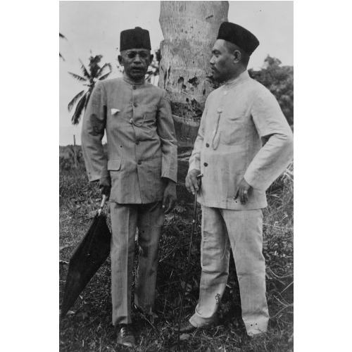 The Present Sultan And Haji Sic Butu - He Has Since Been Elected Senator From Sulu Of The...