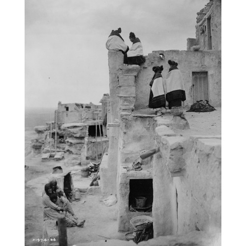 On The Housetop--Hopi, 1906