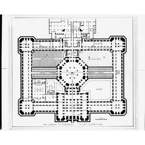 Alterations To The Library Of Congress Thomas Jefferson Building, Washington, D.C. Cellar Floor...