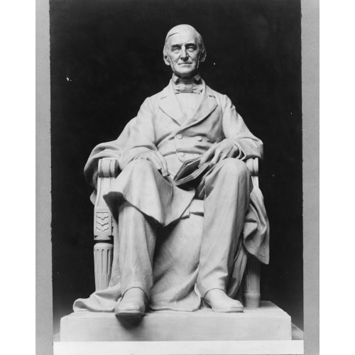 Statue Of Ralph Waldo Emerson, Full-Length, Seated, Facing Front, 1905