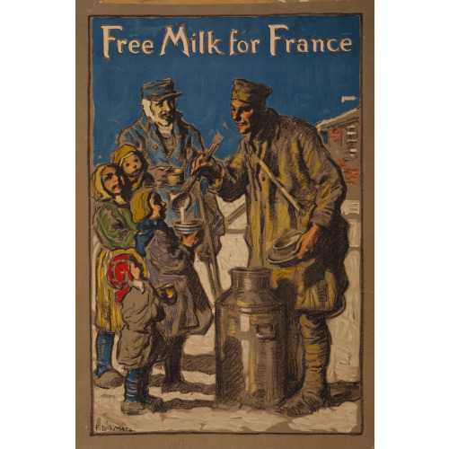 Free Milk For France, 1918