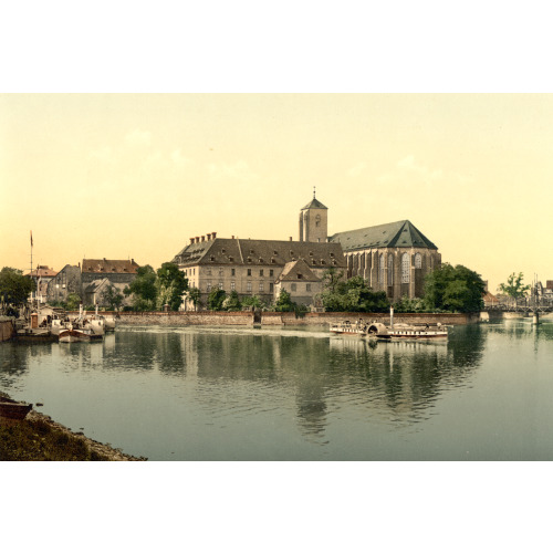 Landing Place, Sand Church, Breslau, Silesia, Germany (I.E., Wroc?aw, Poland), circa 1890