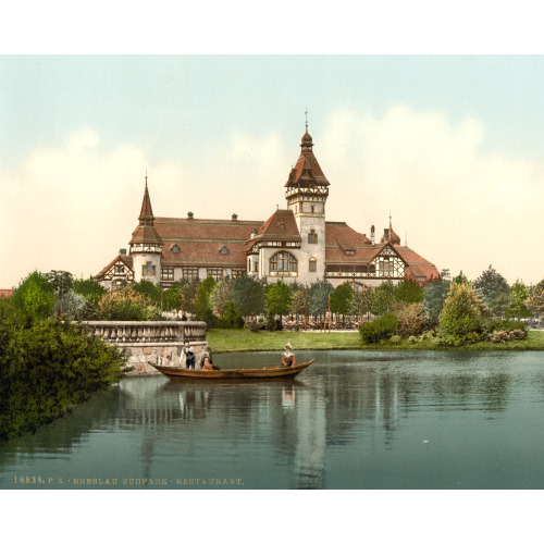 South Park Restaurant, Breslau, Silesia, Germany (I.E., Wroc?aw, Poland), circa 1890