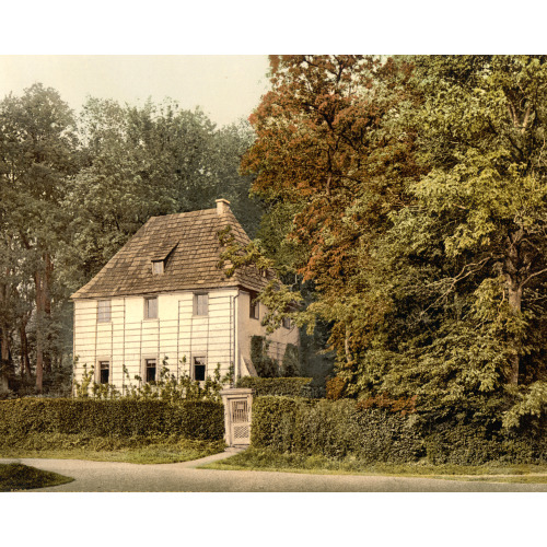 Goethe's House, Weimar, Thuringia, Germany, circa 1890
