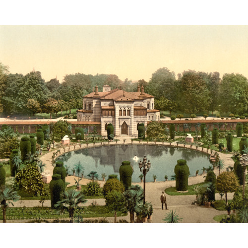 Gardens, Wilhelmina, Cannstatt (I.E., Bad Cannstatt), Wurtemburg, Germany, circa 1890