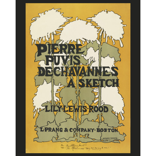 Pierre Puvis De Chavannes, A Sketch By Lily Lewis Rood, 1895