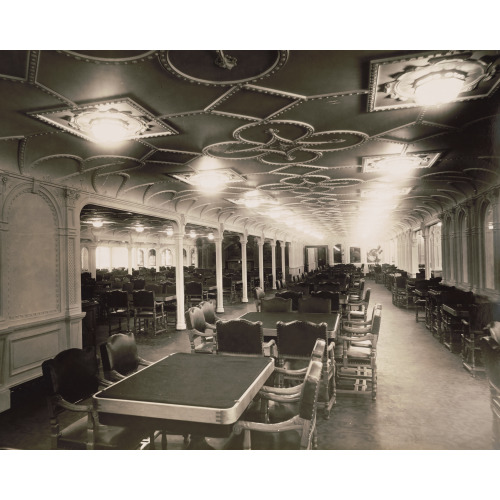 White Star Steamship Olympic 1st Class Dining Room, 1911