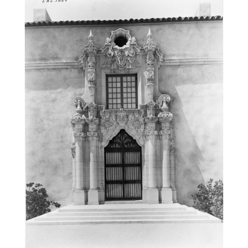 Mi Sueno, Herbert Coppell House, 1245 South Grand Avenue, Pasadena, California. East Entrance At...