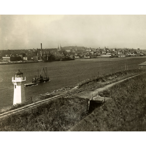 Canada, Nova Scotia, Halifax--View Of Waterfront, 1917