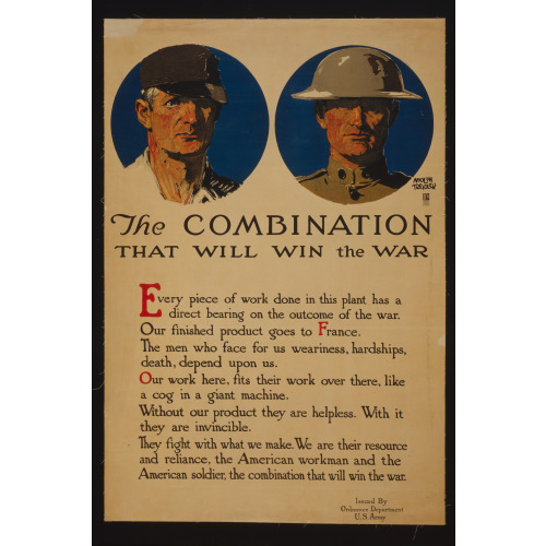 The Combination That Will Win The War, 1917