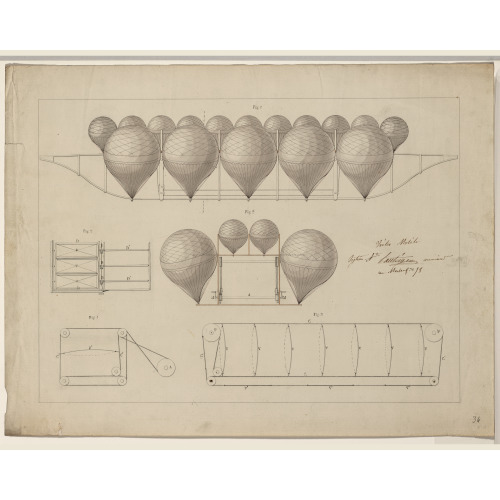 Voiles Mobile. System Ate. Lanteigne Menuisier, 1858