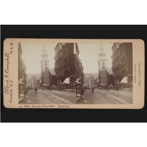 Old South Church, Boston, 1897