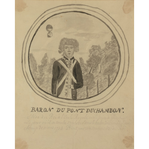 Baron Du Pont Duchambon, Eleve Du Roi A L'ecole Royale Militaire De Paris Le Jour Ou Il A Voulu...