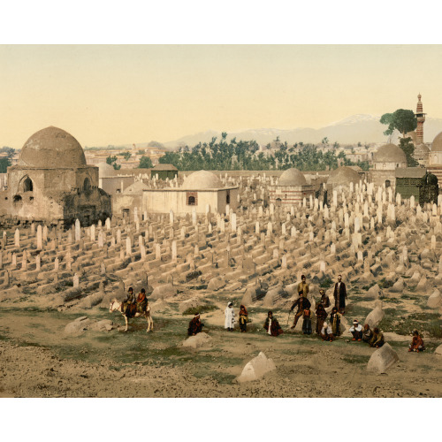 The Cemetery Where The Family Of Mahomet Are Buried, Damascus, Holy Land, (I.E. Syria), circa 1890