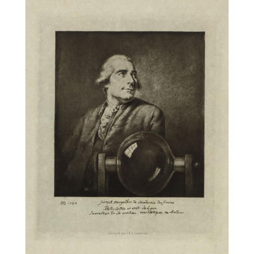 Joseph Montgolfier De L'academie Des Sciences, Belles Lettres, Et Artes De Lyon, Inveniteur De...