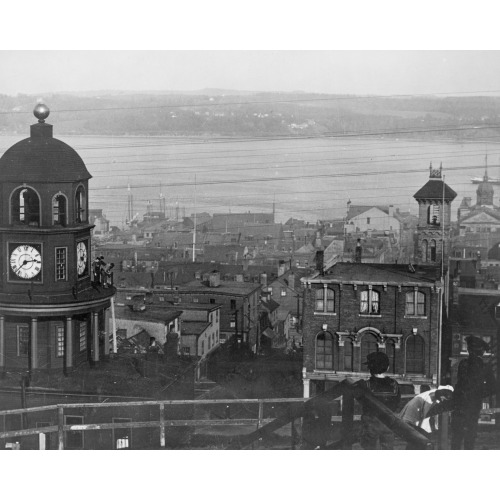 The Harbor Of Halifax Where The Tatantic Victims Were Taken, 1917