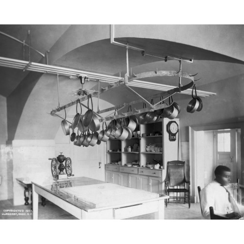 Kitchen, New White House, 1902