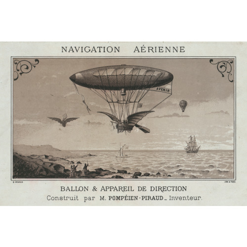 Navigation Aerienne, Ballon & Appareil De Direction Construit, 1883