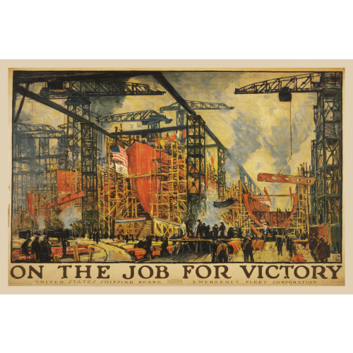 On The Job For Victory, United States Shipping Board