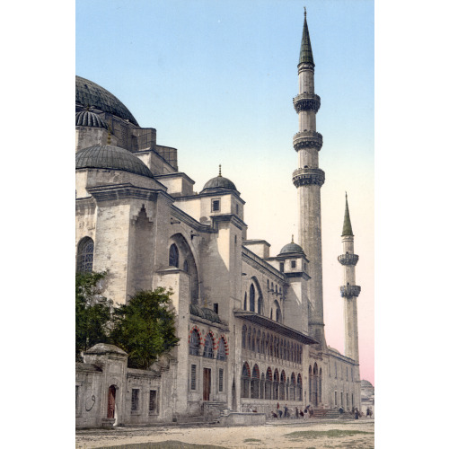 Suleymaniye Camii Mosque, Constantinople, Turkey, 1890