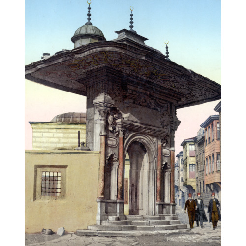 Entree De La Mosque Ste. Sophie, Constantinople, Turkey, 1890