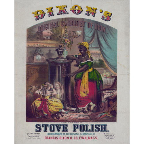 Dixon's Stove Polish, Lynn, Massachusetts, 1860