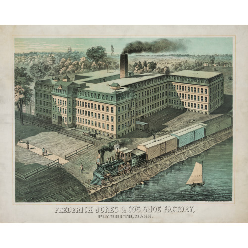 Frederick Jones & Company's. Shoe Factory, Plymouth, Massachusetts