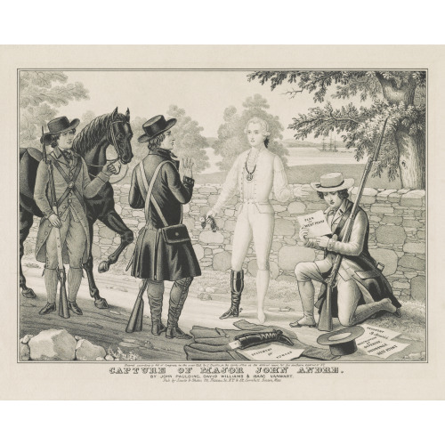 Capture Of Major John Andre By John Paulding, David Williams And Issac Vanwart