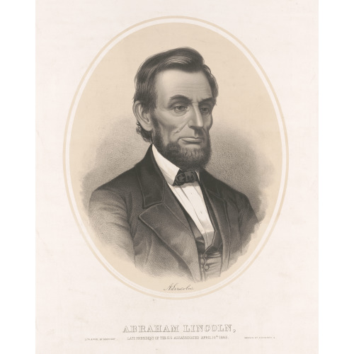 Abraham Lincoln, President Of The U.S. Assassinated April 14th 1865
