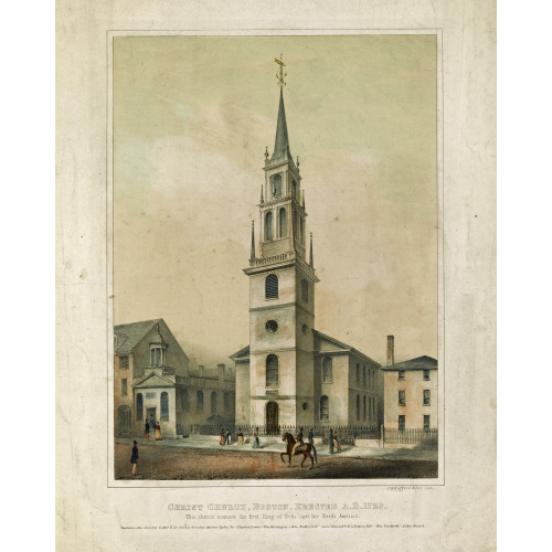 Christ Church, Boston, Erected A.D. 1723