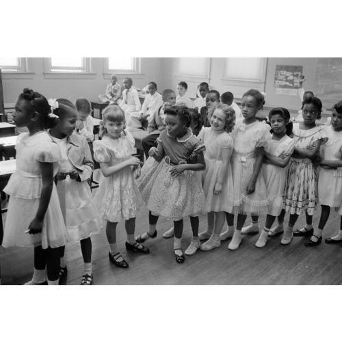 School Integration. Barnard School, Washington, D.C., 1955
