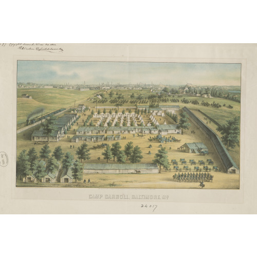 Camp Carroll, Baltimore, MD, 1862