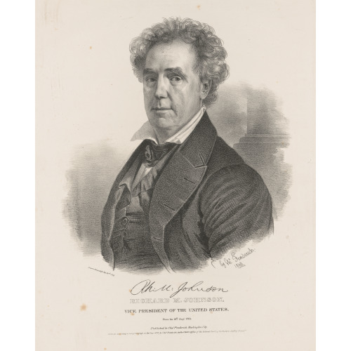 Richard M. Johnson, Vice President Of The United States, 1840