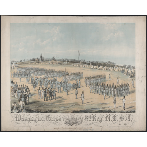 Washington Greys 8th Regt. New YORKS.T. Colonel George Lyons Commandant On Special Duty At Camp...